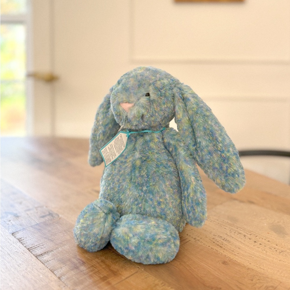 Jellycat Bashful Bunny Luxe Blue Azure - 25th Anniversary Limited Edition